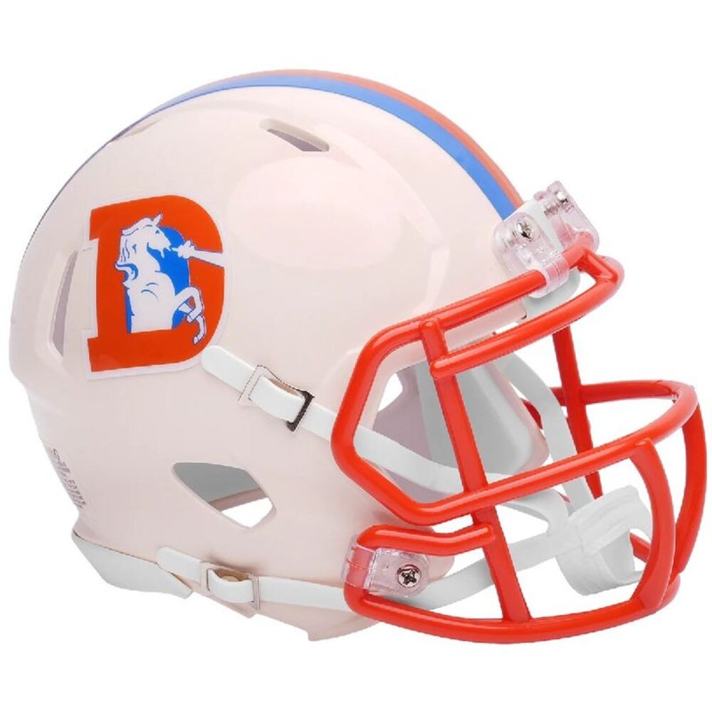 Denver Broncos Riddell Retro Collection NFL Mini Helmet